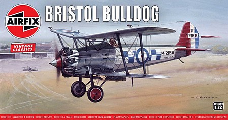 Airfix Bristol Bulldog British Aircraft Plastic Model Airplane Kit 1/72 Scale #1055