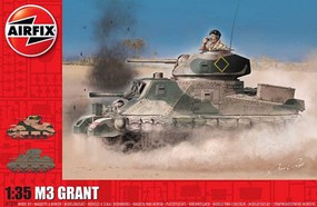 Airfix M3 Lee/Grant Tank Plastic Model Military Vehicle Kit 1/35 Scale #1370