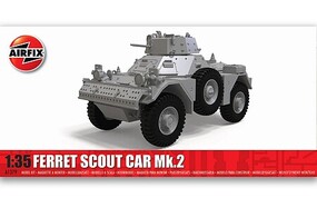 Airfix Ferret Mk 2 Scout Car Plastic Model Military Vehicle Kit 1/35 Scale #1379