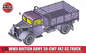 Airfix WWII British Army 30cwt 4x2 GS Truck Plastic Model Military Vehicle Kit 1/35 Scale #1380