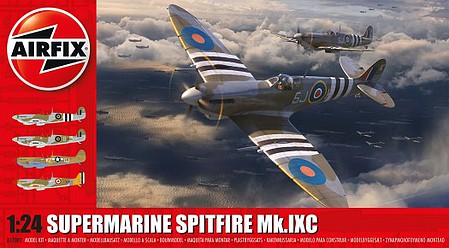 Airfix Supermarine Spitfire Mk IXc Aircraft Plastic Model Airplane Kit 1/24 Scale #17001