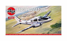 Airfix Beagle Basset 206 Aircraft Plastic Model Airplane Kit 1/72 Scale #2025