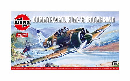 Airfix Commonwealth CA13 Boomerang Fighter Plastic Model Airplane Kit 1/72 Scale #2099