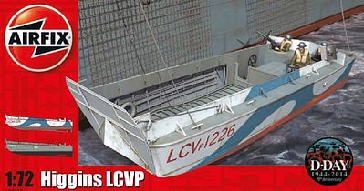Airfix Higgins Boat WWII LCVP (New Tool) Plastic Model Airplane Kit 1/72 Scale #2340