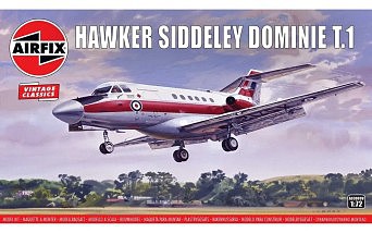 Airfix Hawker Siddeley Dominie T1 Aircraft Plastic Model Airplane Kit 1/72 Scale #3009