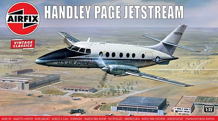 Airfix Handey Page Jet Stream USAF Aircraft Plastic Model Airplane Kit 1/72 Scale #3012