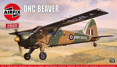 Airfix DeHavilland Beaver Aircraft Plastic Model Airplane Kit 1/72 Scale #3017