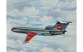 Airfix Hawker Siddeley 121 Trident Airliner Plastic Model Airplane Kit 1/144 Scale #3174