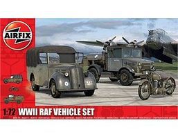 WWII RAF Tilly, Bedford & Motorcycle
