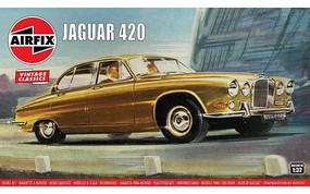 Airfix Jaguar 420 Sedan Plastic Model Car Vehicle Kit 1/32 Scale #3401