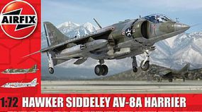 Airfix Hawker Siddeley Harrier AV8A US Combat Aircraft Kit Plastic Model Airplane 1/72 Scale #4057
