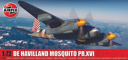 Airfix DeHavilland Mosquito PR XVI Aircraft Plastic Model Airplane Kit 1/72 Scale #4065