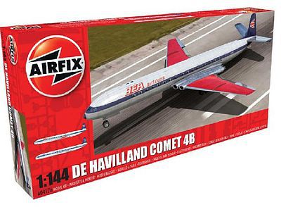 Airfix DeHavilland Comet 4B Commercial Airliner Plastic Model Airplane Kit 1/144 Scale #4176