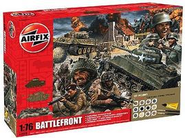Airfix Battle Front Diorama Gift Set Plastic Model Military Diorama Kit 1/72 Scale #50009