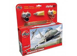 Airfix Eurofighter Typhoon Aircraft Plastic Model Airplane Kit 1/72 Scale #50098