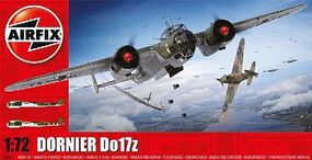 Airfix Dornier Do17Z Bomber (New Tool) Plastic Model Airplane Kit 1/72 Scale #5010
