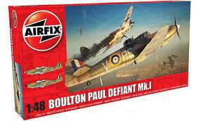 Airfix Boulton Paul Defiant Mk I Fighter (New Tool) Plastic Model Airplane Kit 1/48 Scale #5128