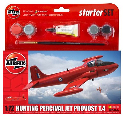 Airfix Hunting T3 Percival Jet Provost Plastic Model Airplane Kit 1/72 Scale #55116