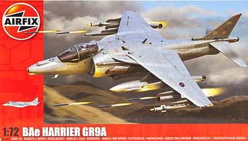 Airfix Medium Starter Set Harrier GR9 Plastic Model Airplane Kit 1/72 Scale #55300