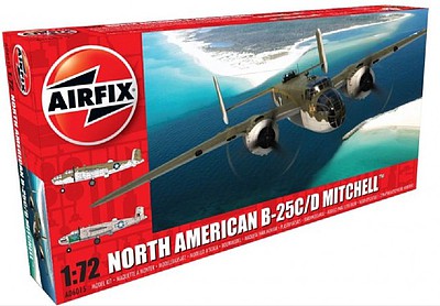 Airfix B25C/D Mitchell Bomber Plastic Model Airplane Kit 1/72 Scale #6015