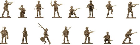 1970s British Infantry Figure No.2 – 1/?? Scale Unassembled Resin Model Kit By Badger 3D (Made To Order)