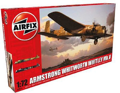 Airfix Armstrong Whitworth Whitley Mk V RAF Bomber Plastic Model Airplane Kit 1/72 Scale #8016