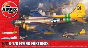 Airfix Boeing B17G Flying Fortress USAAF Bomber (New Tool) Plastic Model Airplane Kit 1/72 #8017