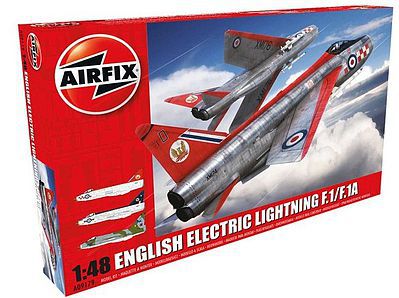 Airfix EE Lightning F1/F1A/F2/F3 Interceptor Aircraft Plastic Model Airplane Kit 1/48 Scale #9179