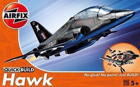 Airfix BAe Hawk Fighter Quick Build Plastic Model Airplane Kit #j6003