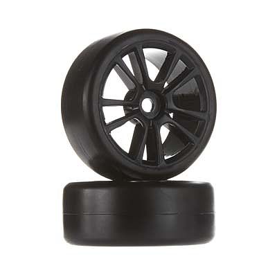 Associated Super Drift Wheel/Tire Combo Black APEX