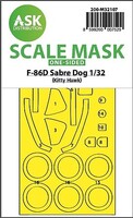 Art-Scale 1/32 Art Scale F-86D Sabre Dog one-sided express fit mask