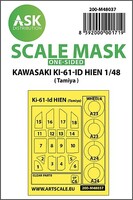 Art-Scale 1/48 Art Scale Kawasaki Ki-61-ID Hien one-sided painting mask for Tamiya