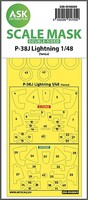 Art-Scale 1/48 Art Scale P-38J Lightning double-sided mask for Tamiya