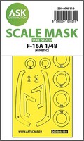 Art-Scale 1/48 Art Scale F-16A one-sided express mask, self-adhesive and pre-cutted for Kinetic