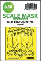 Art-Scale 1/48 Art Scale Ki-44-II HEI SHOKI double-sided express mask, self-adhesive and pre-cutted for Hasegawa