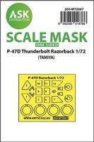 Art-Scale 1/72 Art Scale P-47D Thunderbolt Razorback one-sided express mask for Tamiya