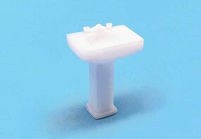 All-Scale-Miniatures Sinks (unpainted) (5) N Scale Model Railroad Building Accessory #1600992