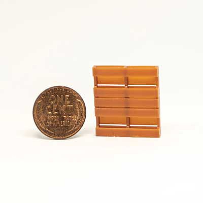 All-Scale-Miniatures Pallet (Scaled 36x40) (5) HO Scale Model Railroad Building Accessory #870809
