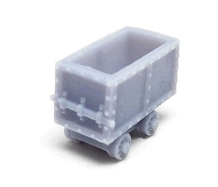 All-Scale-Miniatures Mining Cart (5) HO Scale Model Railroad Building Accessory #870970