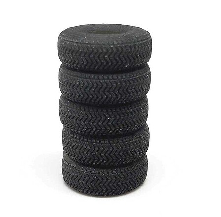 All-Scale-Miniatures Tire Stacks (5) (unpainted) HO Scale Model Railroad Building Accessory #870972