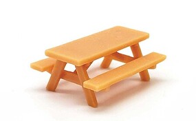All-Scale-Miniatures Picnic Tables (unpainted) (5) HO Scale Model Railroad Building Accessory #870988