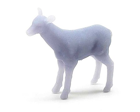 All-Scale-Miniatures Deer - Doe (unpainted) HO Scale Model Railroad Figure #871304
