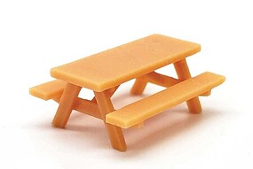 All-Scale-Miniatures Picnic Table (unpainted) HO Scale Model Railroad Building Accessory #871988