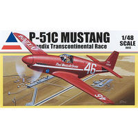 Accurate P-51C BENDIX TRANS RACER Plastic Model Airplane Kit 1/48 Scale #0013