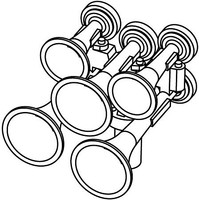 Athearn Nathan P-5 Horn All Forward (3)