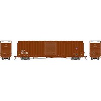Athearn RTR 60' Hi-Cube Ex-Post Boxcar UP/Brown #560332 HO Scale Model Train Freight Car #16122