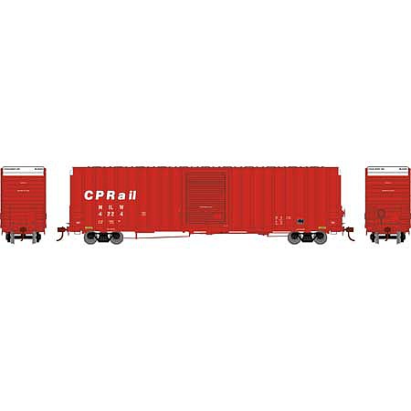 Athearn RTR FMC 60 Hi-Cube Ex-Post Boxcar MILW/CP #620 HO Scale Model Train Freight Car #16127