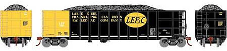 Athearn Thrall High Side Gondola With Load LEF&C #4501 N Scale Model Train Freight Car #3844