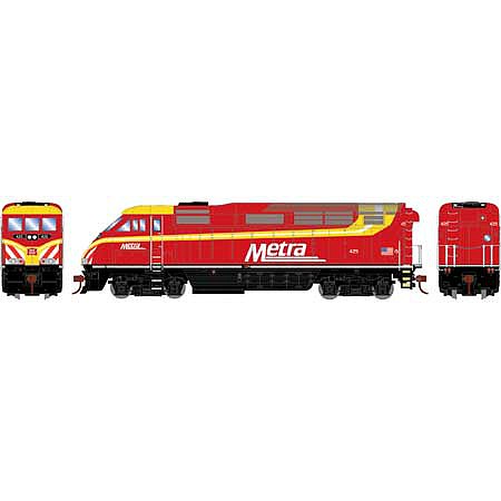 Athearn RTR F59PHI METX Metra #425 HO Scale Model Train Diesel Locomotive #64630
