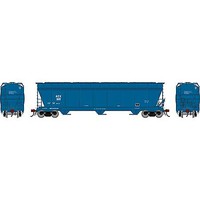 Athearn 4600 3-Bay Center Flow covered Hopper AEX-Ex GTW #389 HO Scale Model Train Freight Car #g15848